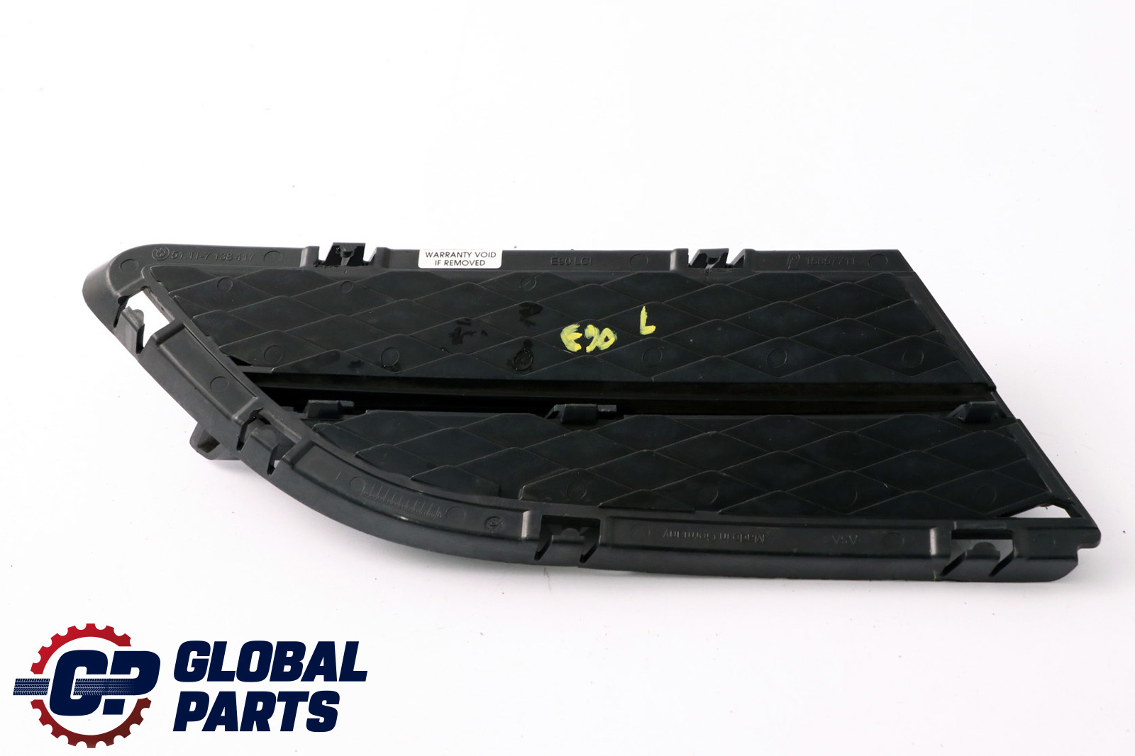 BMW 3 Series E90 E91 LCI Front Bumper Closed Grid Cover Left N/S 7138417