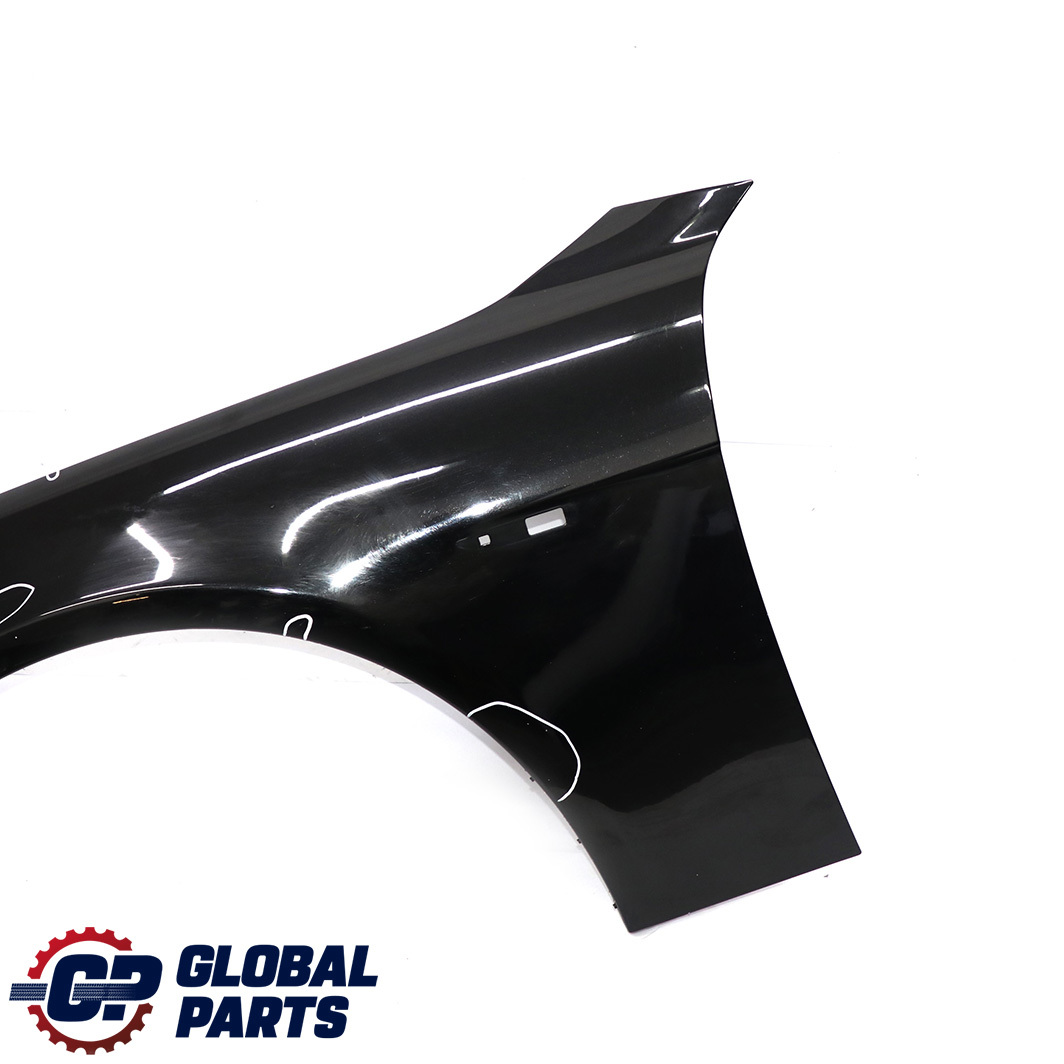 BMW 7 E65 E66 Side Panel Wing Front Left N/S Black Sapphire Metallic - 475