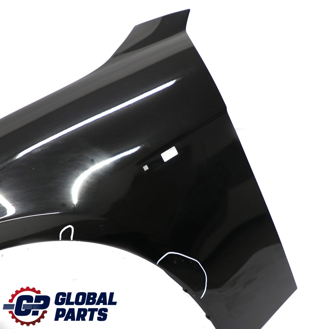 BMW 7 E65 E66 Side Panel Wing Front Left N/S Black Sapphire Metallic - 475