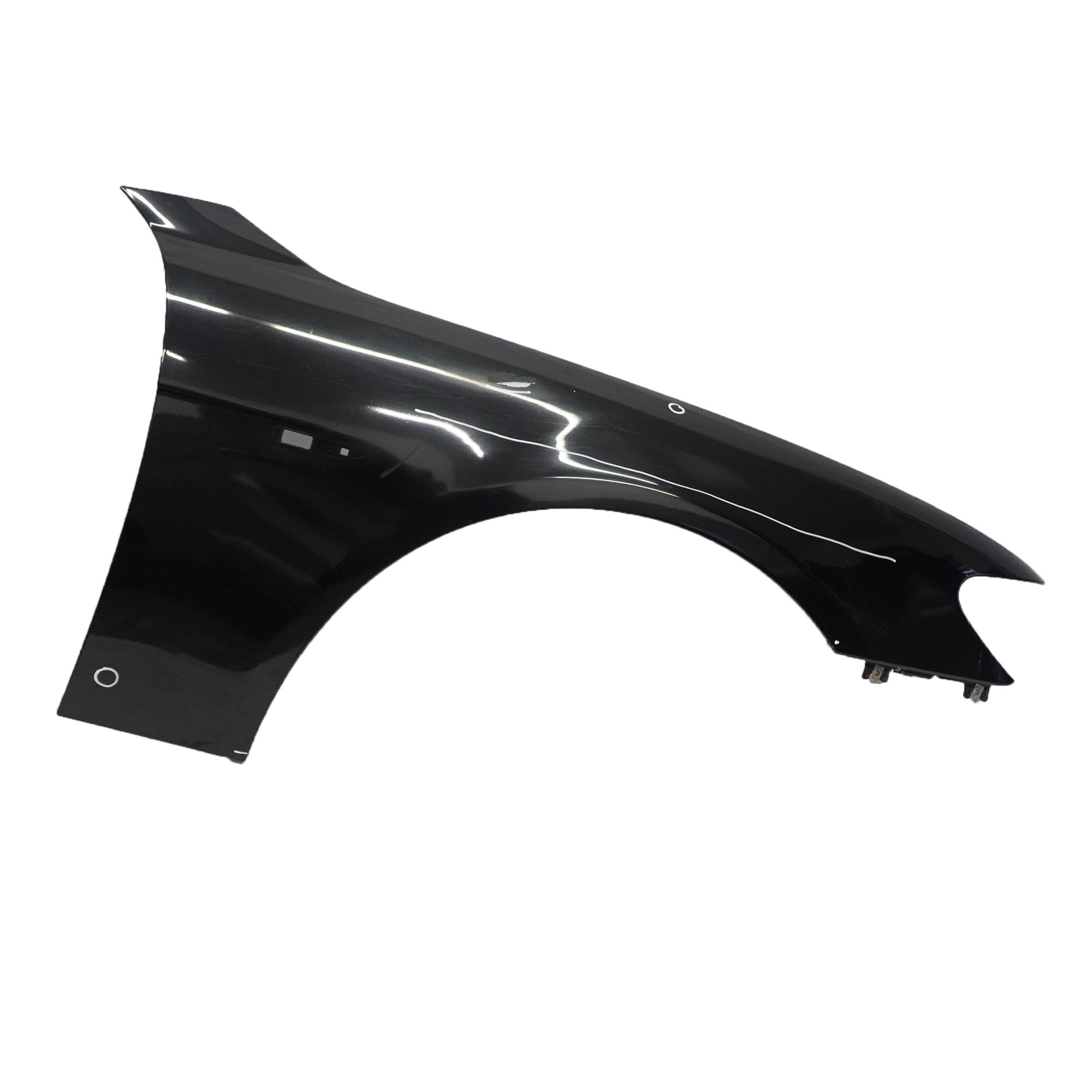 BMW E65 E66 Side Panel Wing Covering Front Right O/S Schwarz 2 Black - 668