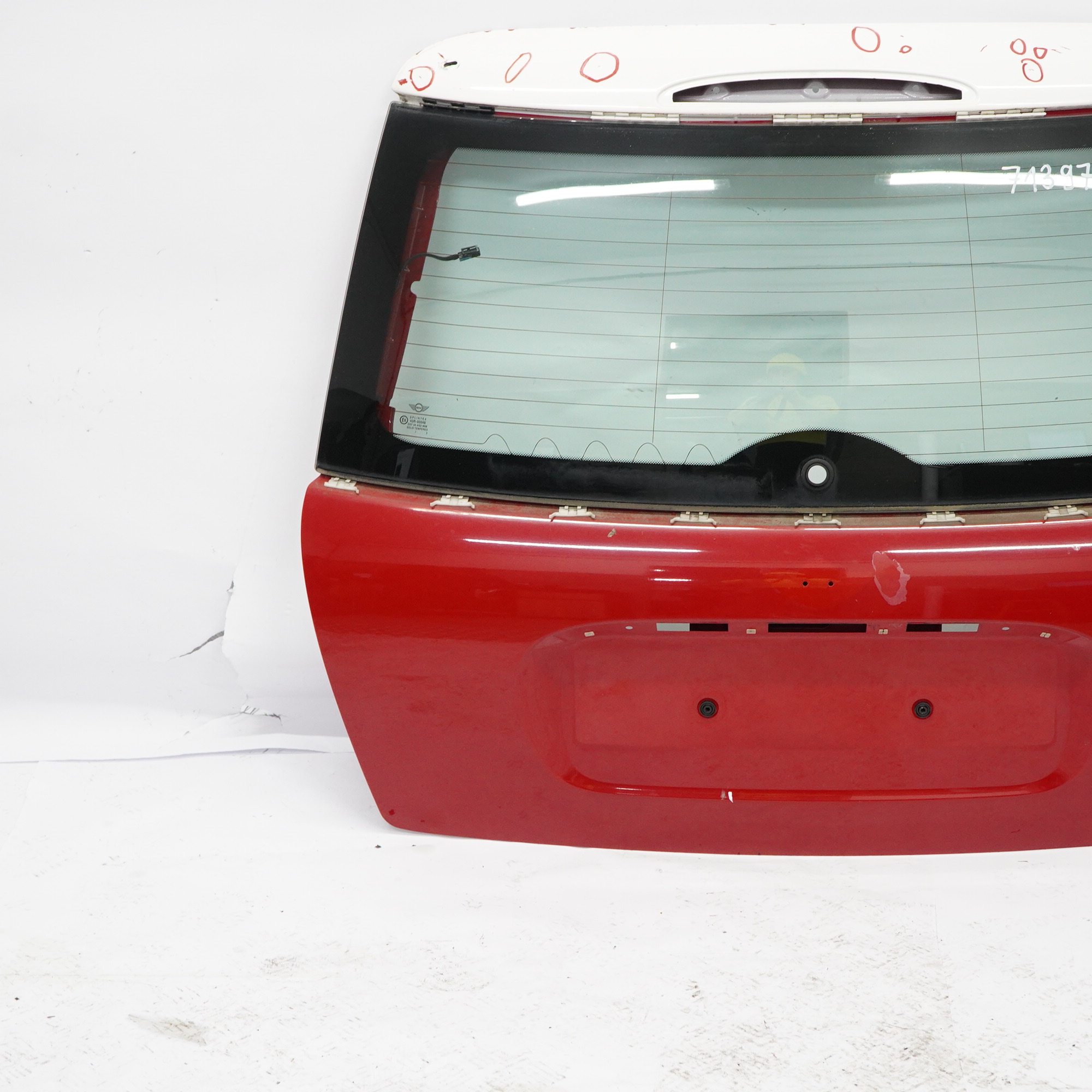 Mini Cooper R50 R53 Boot Trunk Lid Tailgate Chili Red - 851