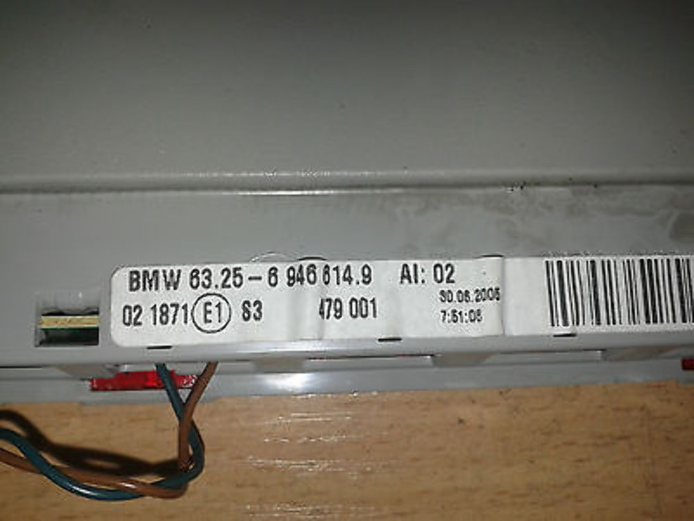 BMW 3 SERIES E90 E90N Third stop lamp break light GREY