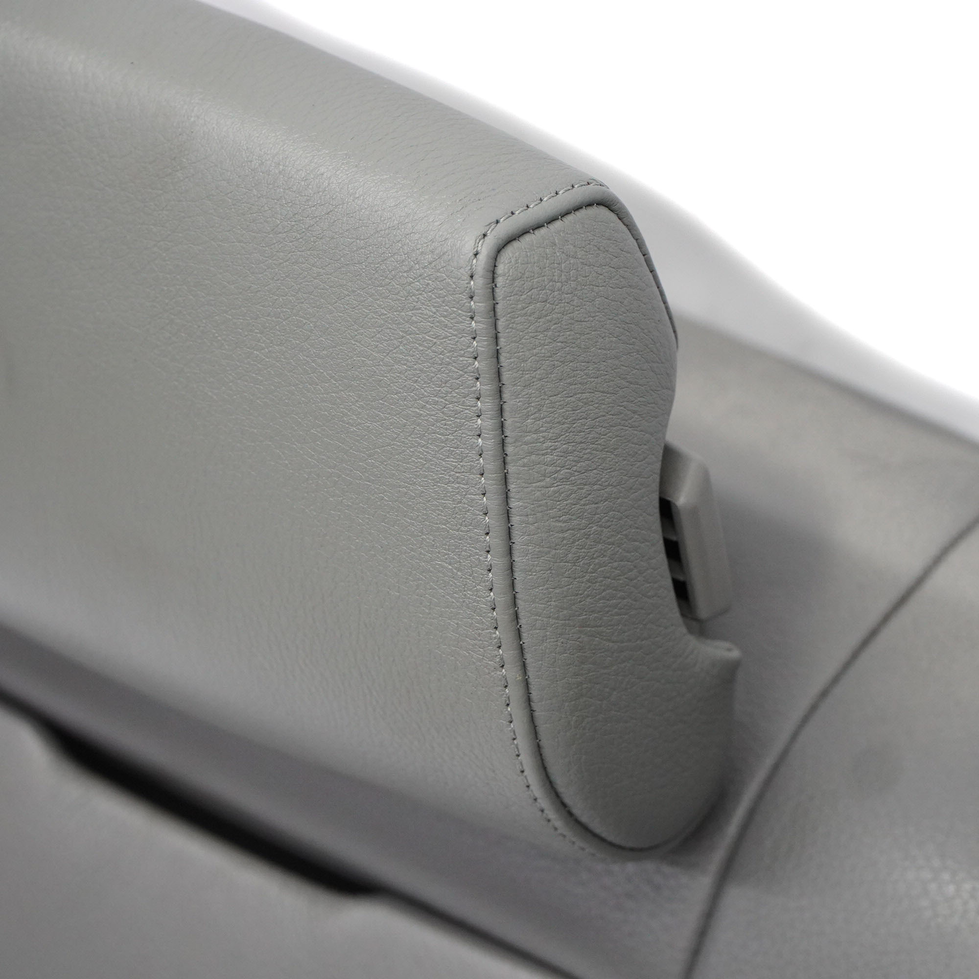 Rear Seat Backrest BMW E90 Left N/S Back Covering Grey Leather Ski Bag