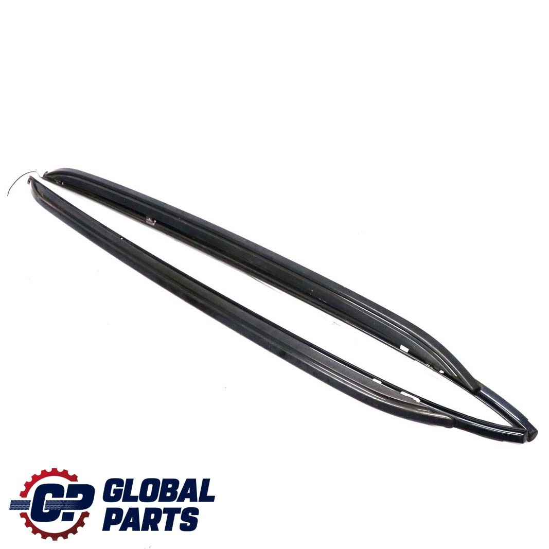 BMW X5 E70 Left Right Roof Railing Rack Trim Strip Set Carbon Black - 416