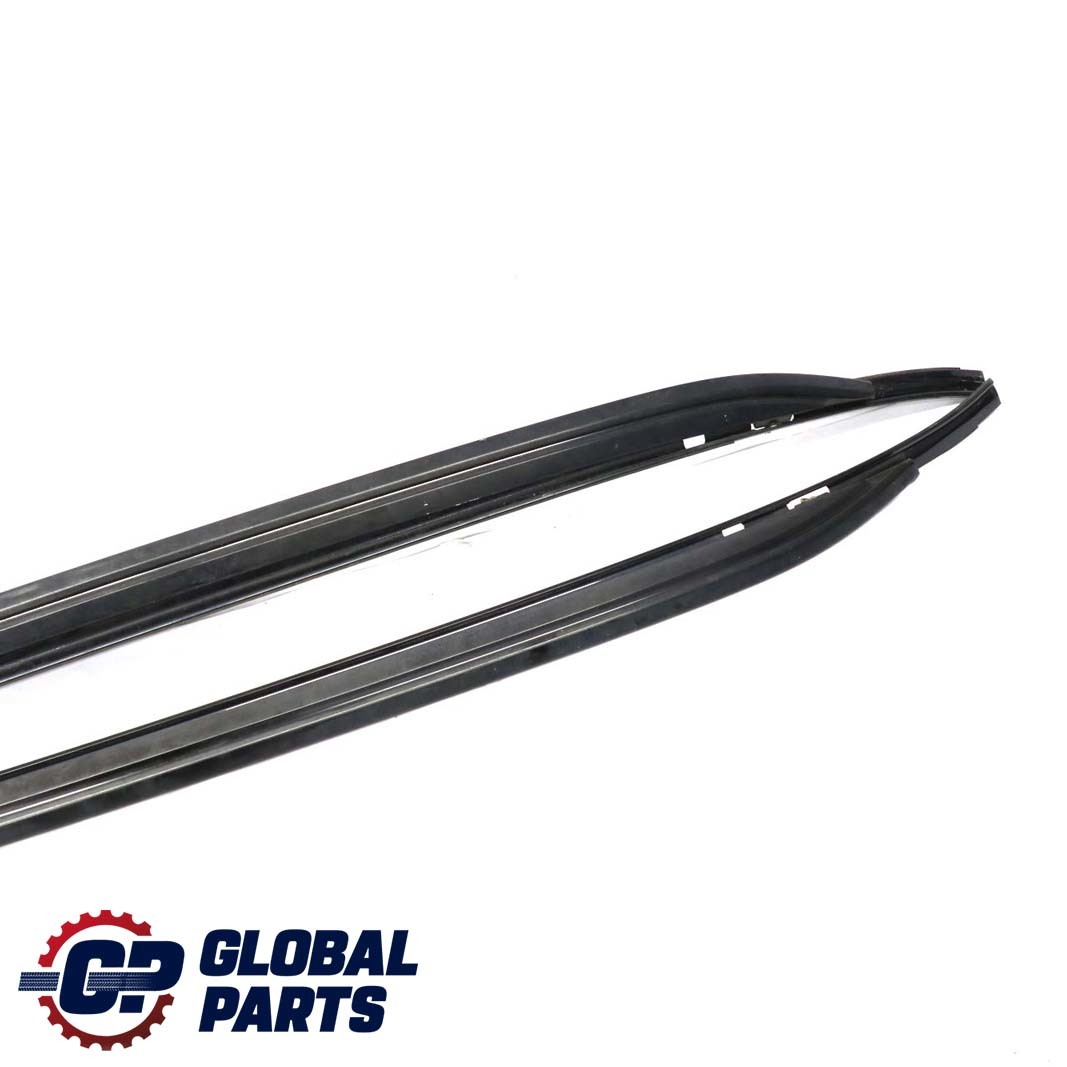 BMW X5 E70 Left Right Roof Railing Rack Trim Strip Set Carbon Black - 416