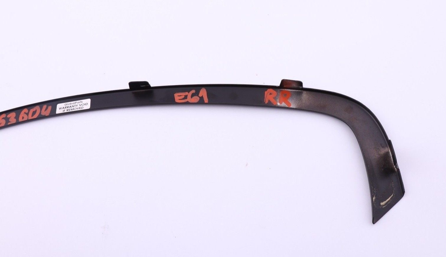 BMW 5 Series E61 LCI Touring Side Window Finisher Trim SCHWARZ Rear Right O/S