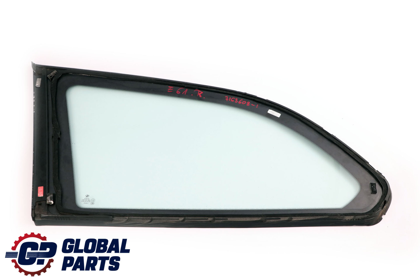 BMW 5 Series E61 Touring Rear Right Side Window O/S Green AS2 Glass 