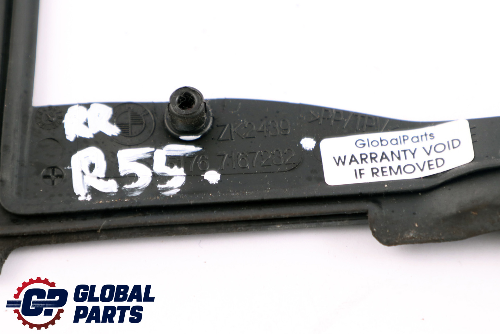 BMW Mini Clubman R55 R55 LCI Seal B Pillar Rear Right Door O/S 7167232