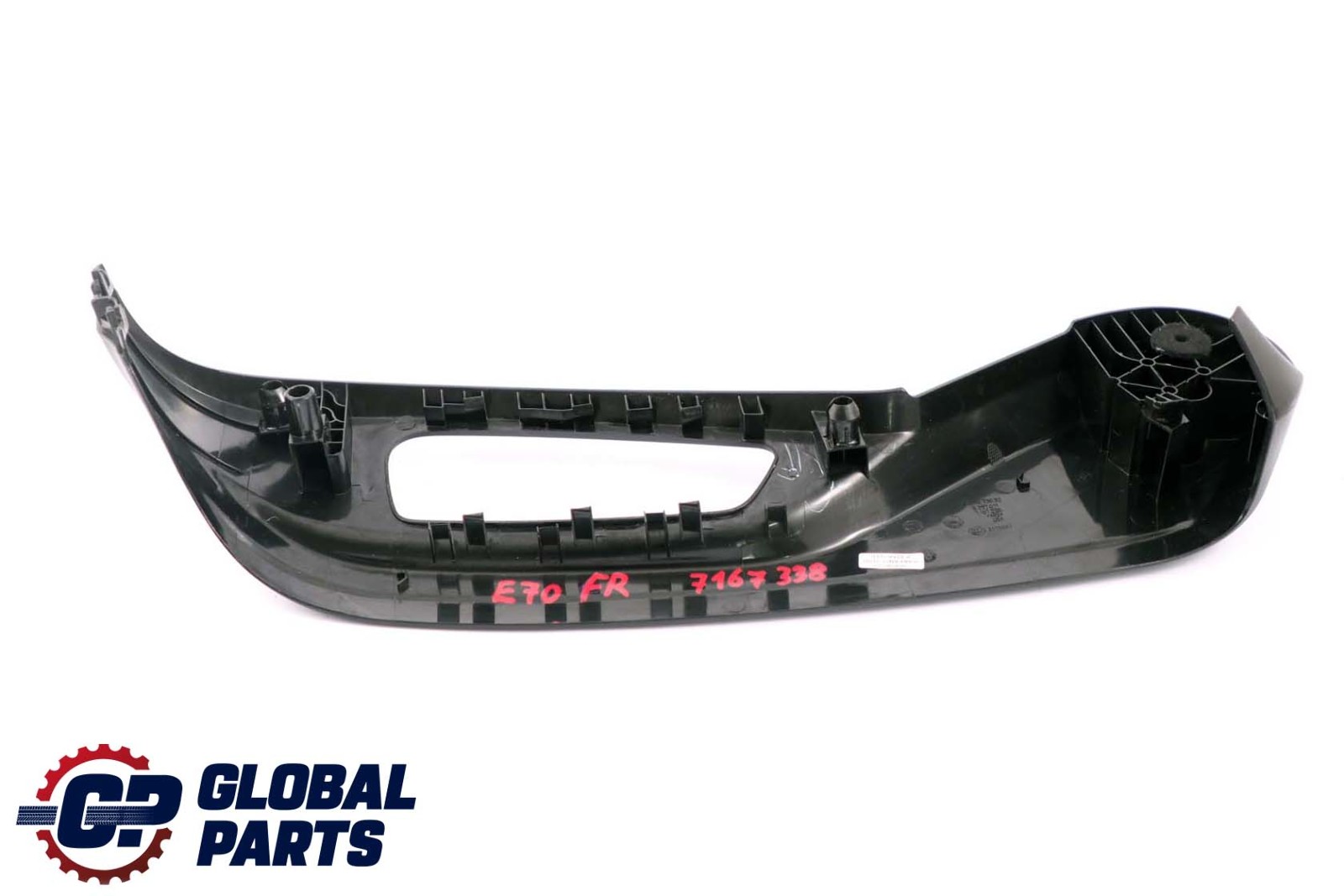 BMW X5 X6 Series E70 E71 E72 Front Seat Outer Right Trim Black O/S 7167338