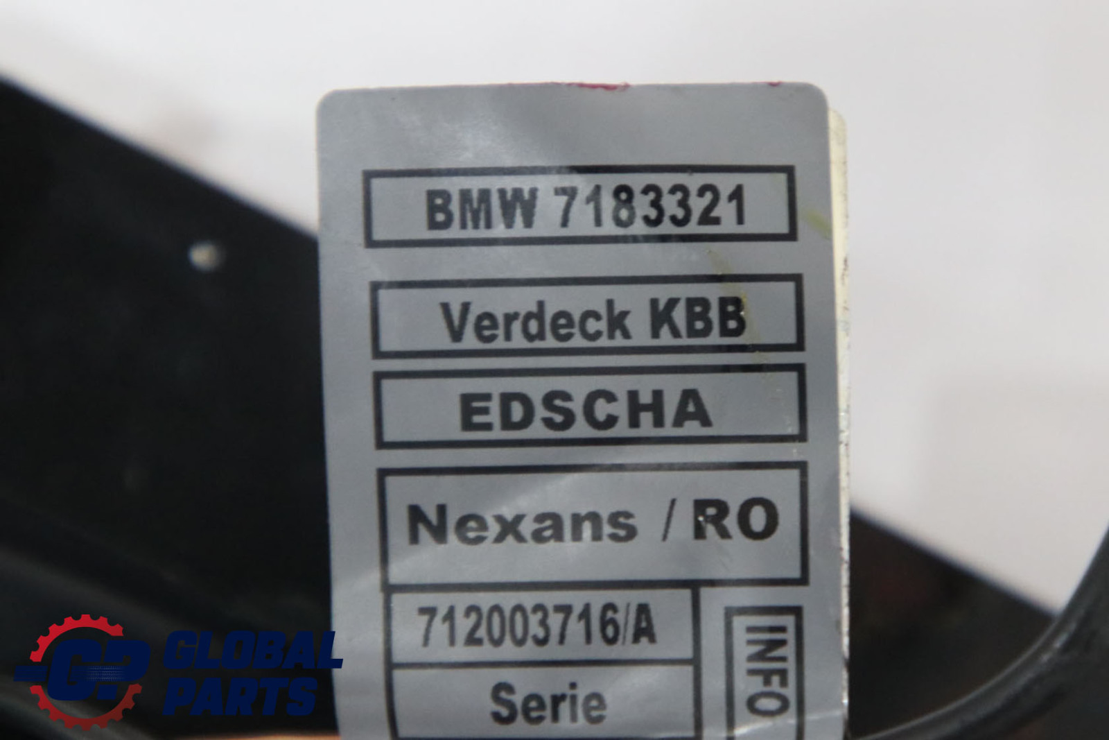 BMW 3 E93 Cabrio Verdeck Dachschale Verschluss 7171223