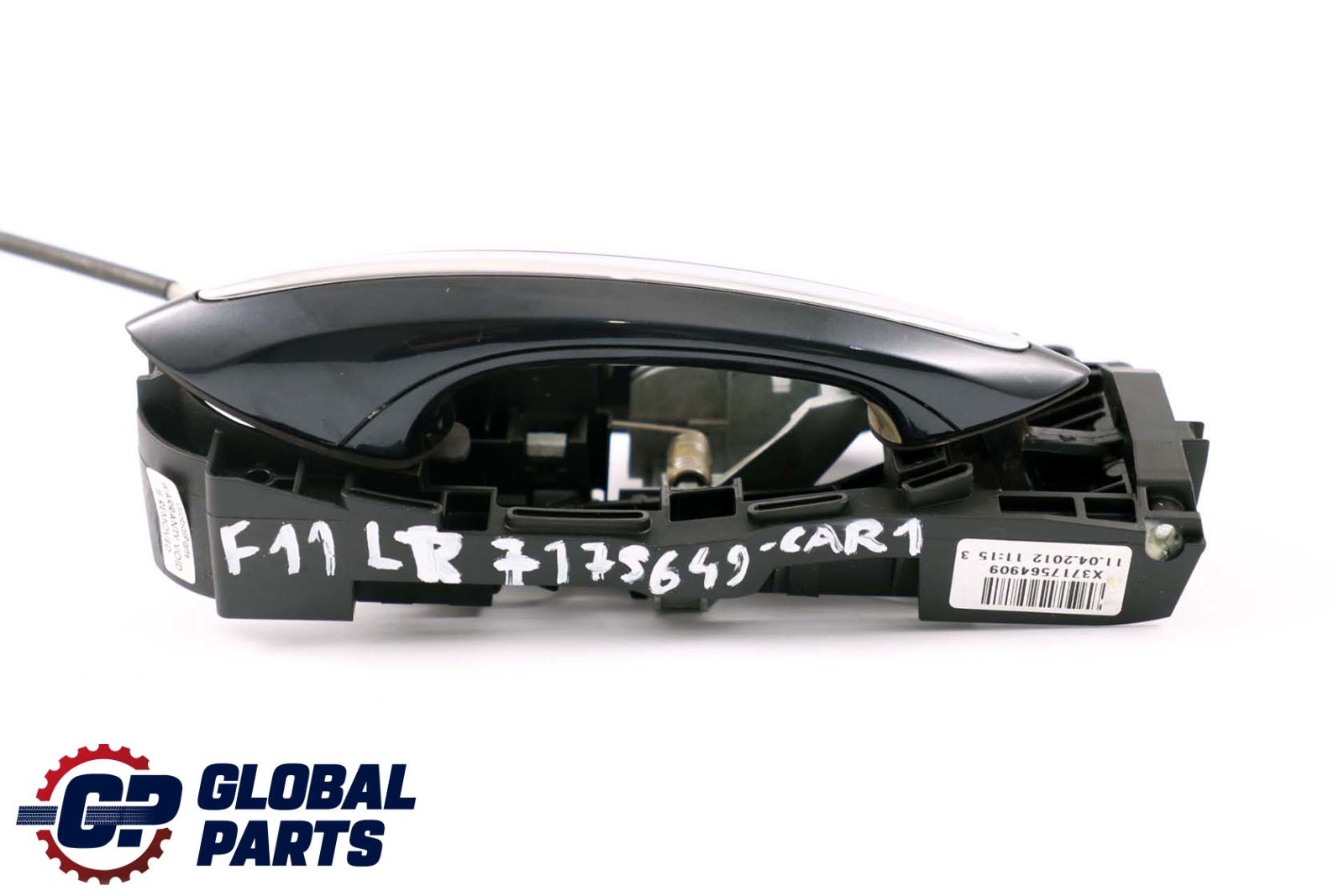 BMW 5 6 Series F10 F11 Outside Door Handle Rear Left N/S Carbonschwarz Black