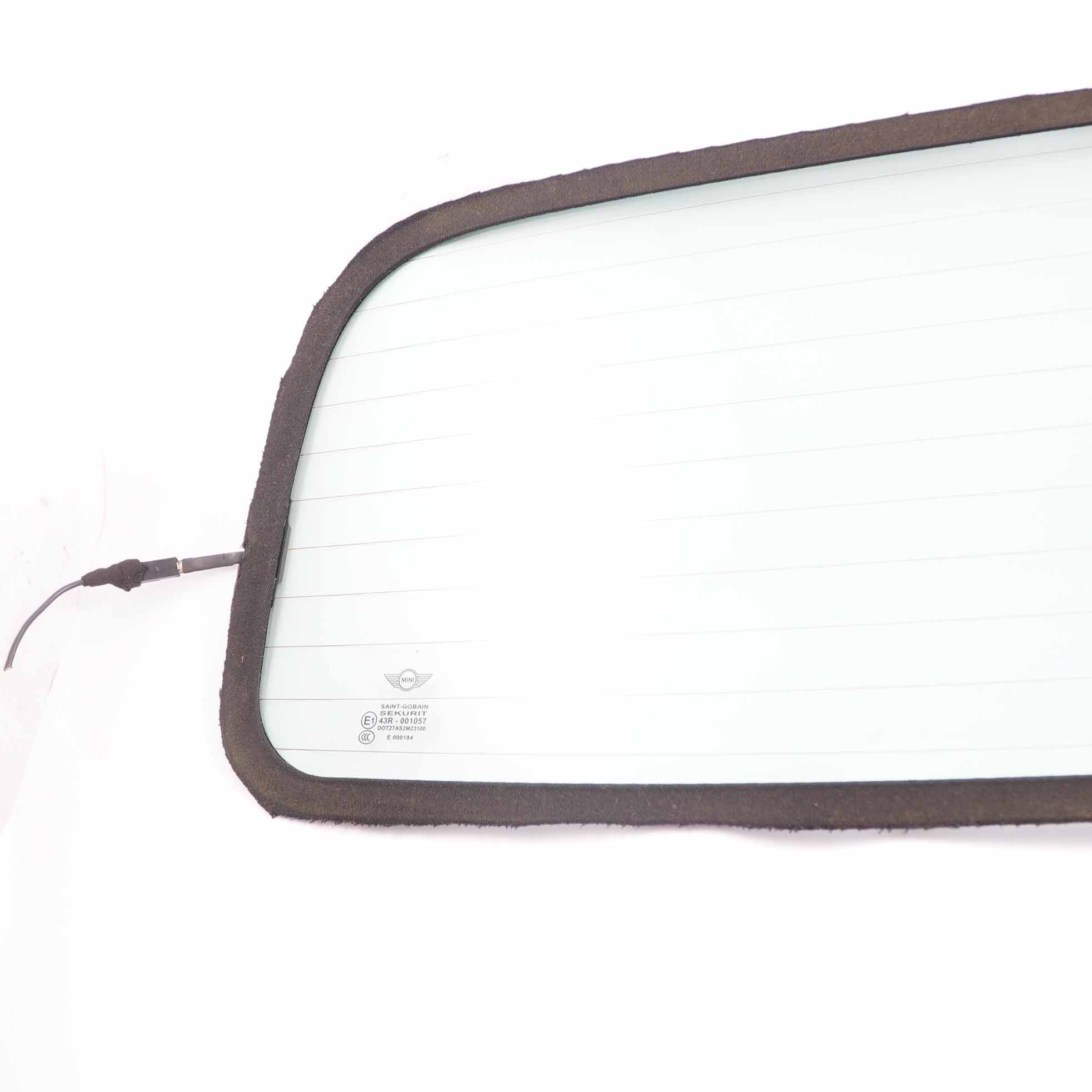 Mini Cooper R57 Cabrio Rear Window Convertible Roof Folding Glass AS2