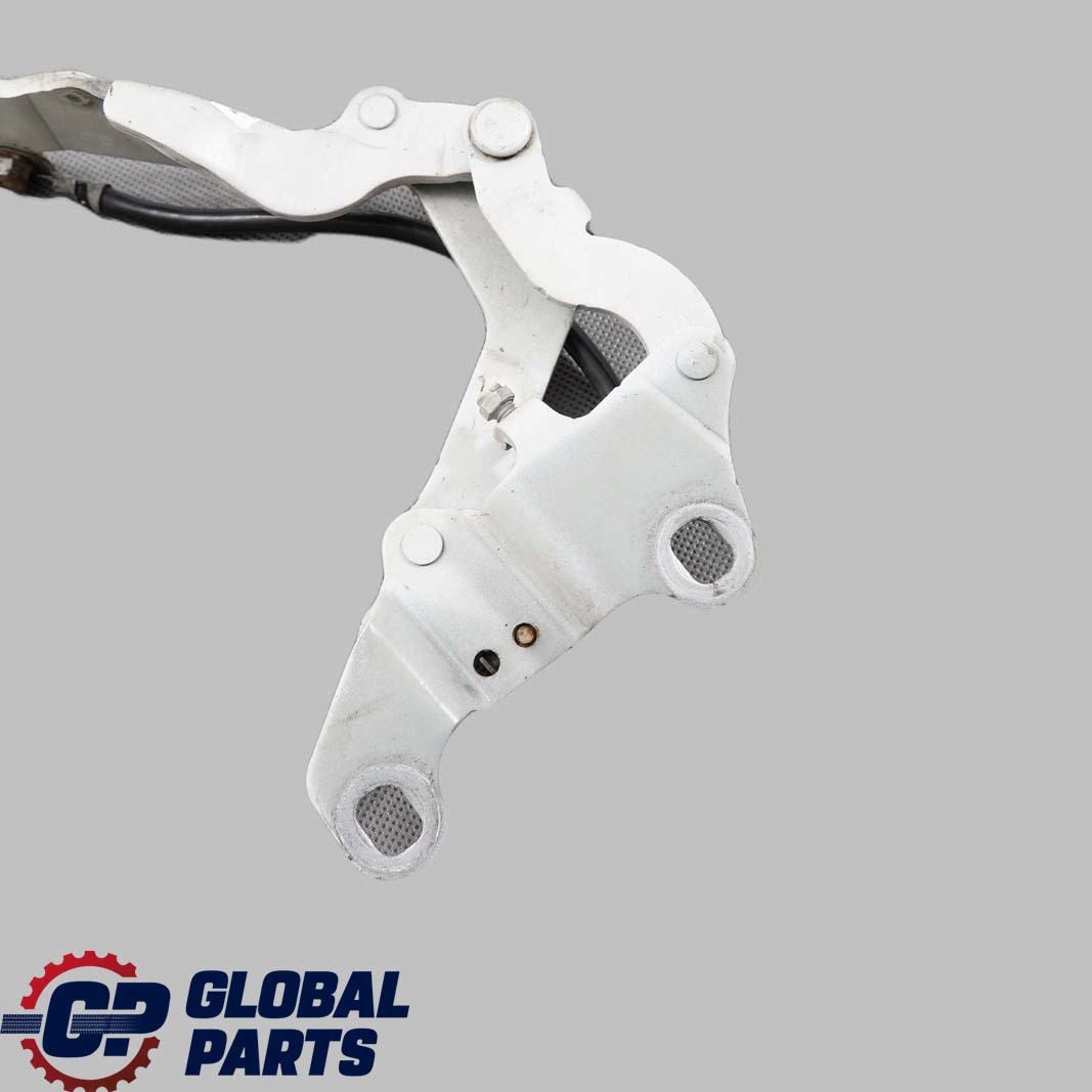 BMW 1 E81 E87 Left N/S Engine Hood Hinge Bonnet Alpinweiss White - 300 7060559