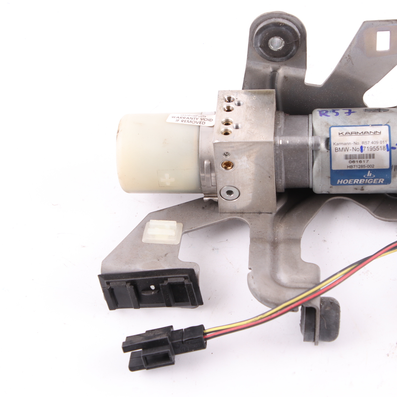 Mini Cooper R57 Cabrio Convertible Hydralic Roof Lift Motor Pump 7195518