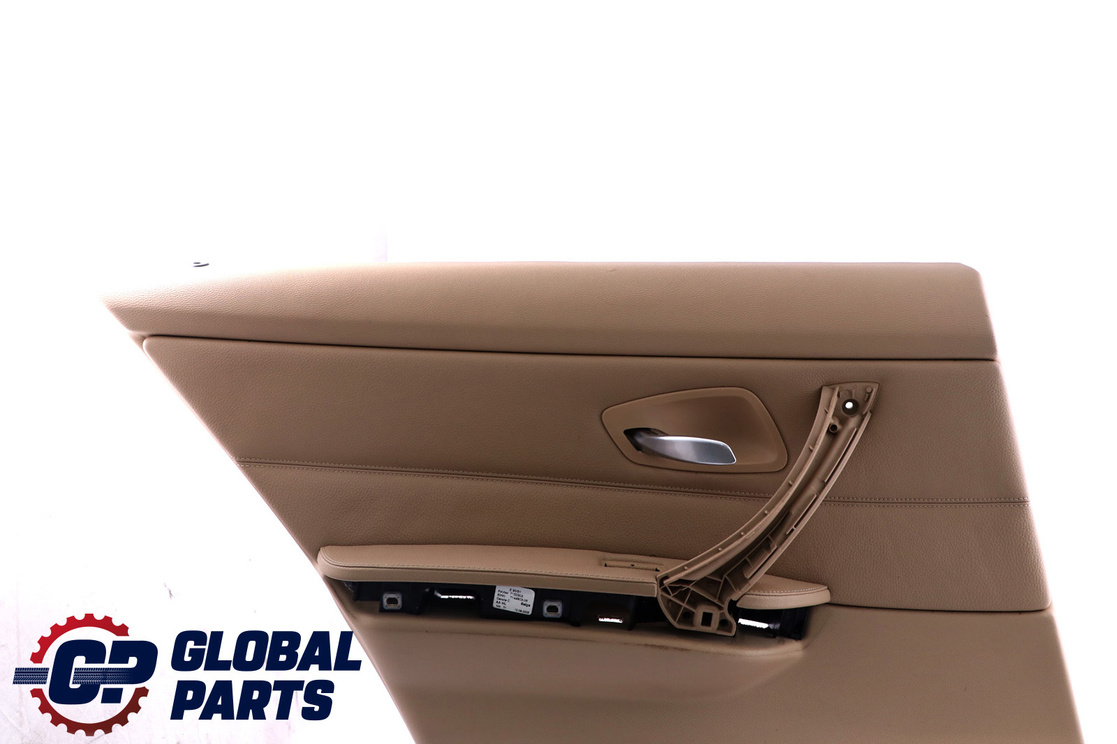 BMW 3 Series E90 Rear Left N/S Door Card Lining Beige Leather Trim Panel