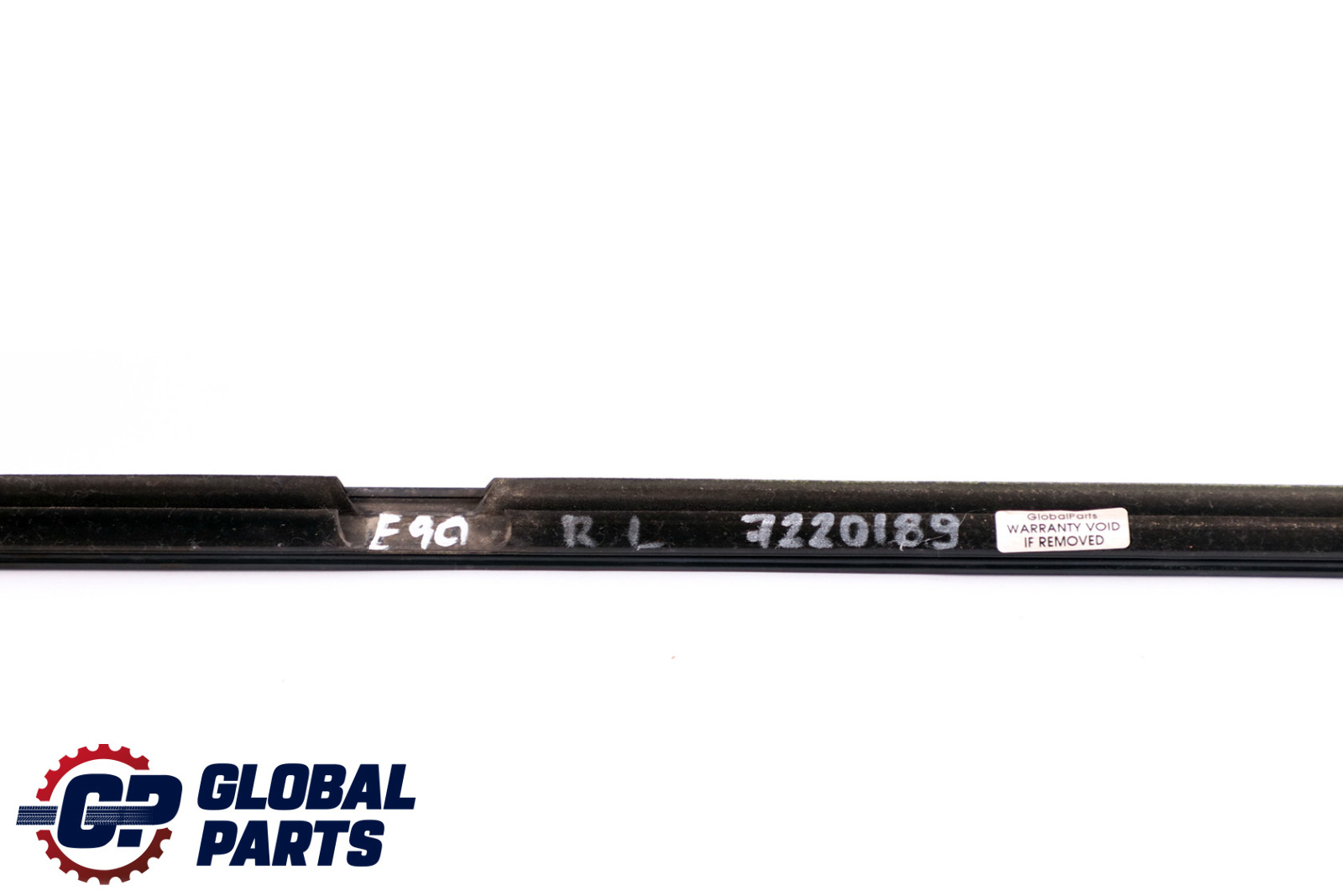 BMW E90 Outer Weatherstrip Strip Rear Left Door N/S Black High Gloss