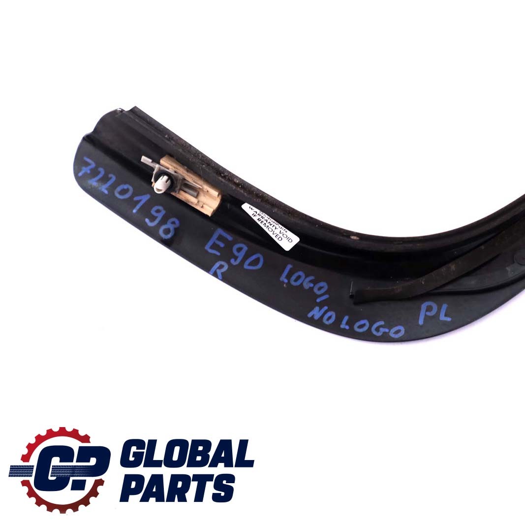 BMW E90 Right O/S Side Frame Trim Strip High Gloss Shadow Black