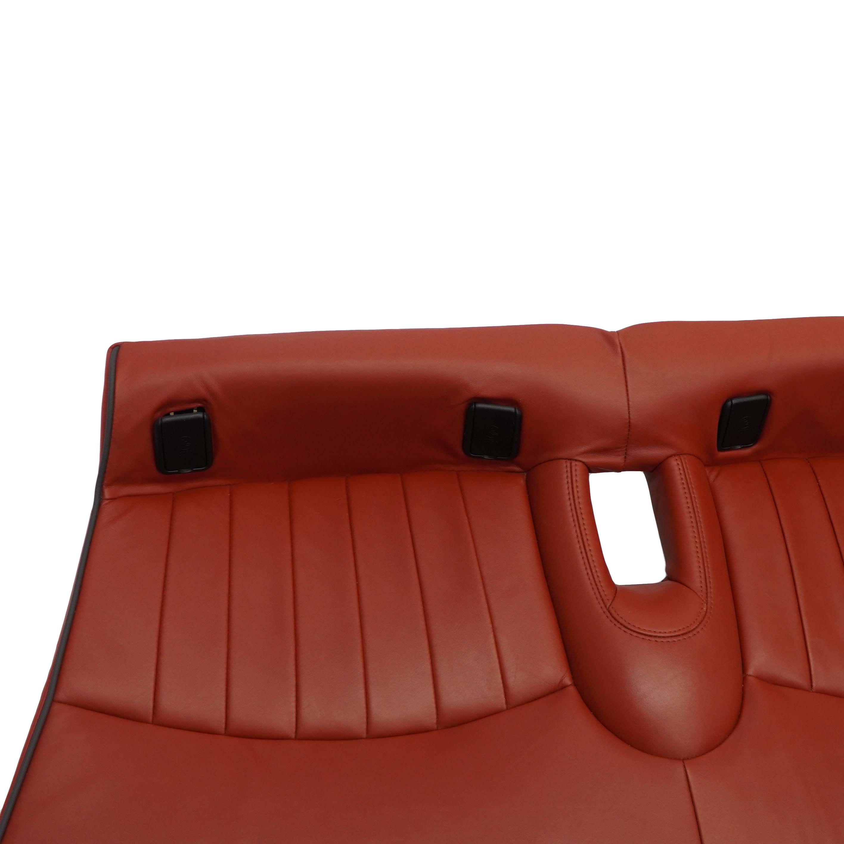 Mini Cooper R56 R57 Rücksitz Hinten Sofa Sitz Bezug Leder Redwood Rot