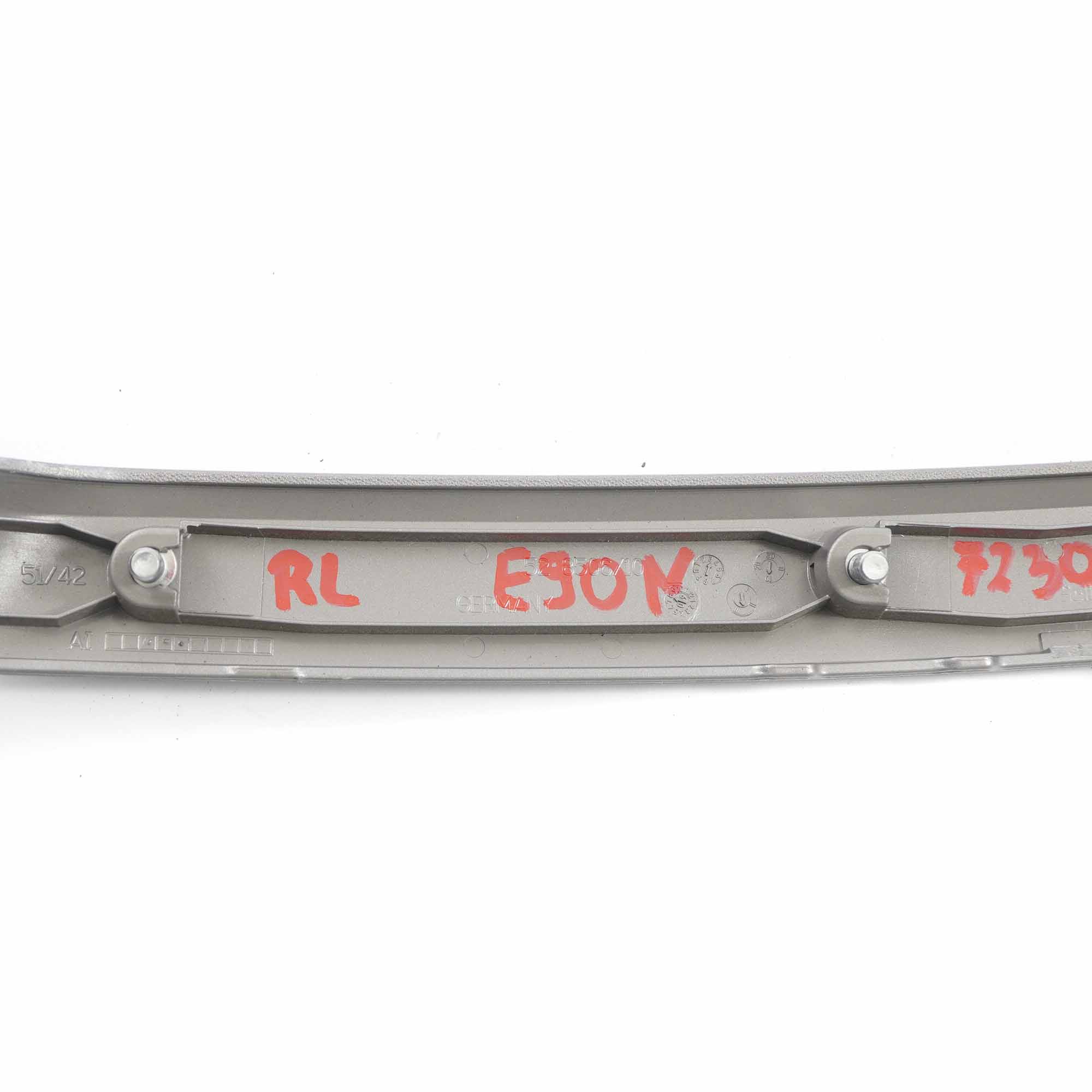 Trim Strip Door BMW E90 E91 LCI Decor Cover Rear Left N/S Satin Silver