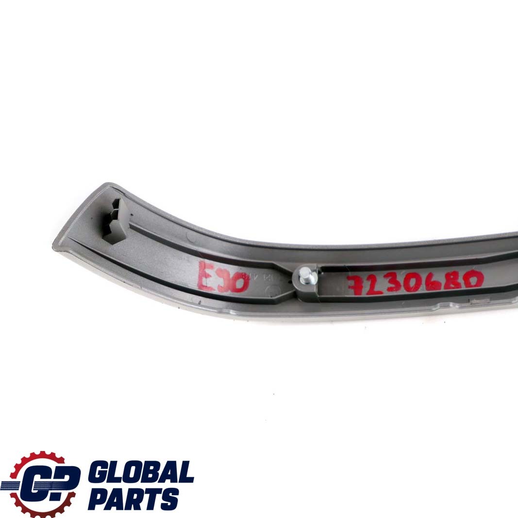 BMW 3 E90 E91 LCI Trim Door Rear Right O/S Strip Satin Silber Silver 7230680