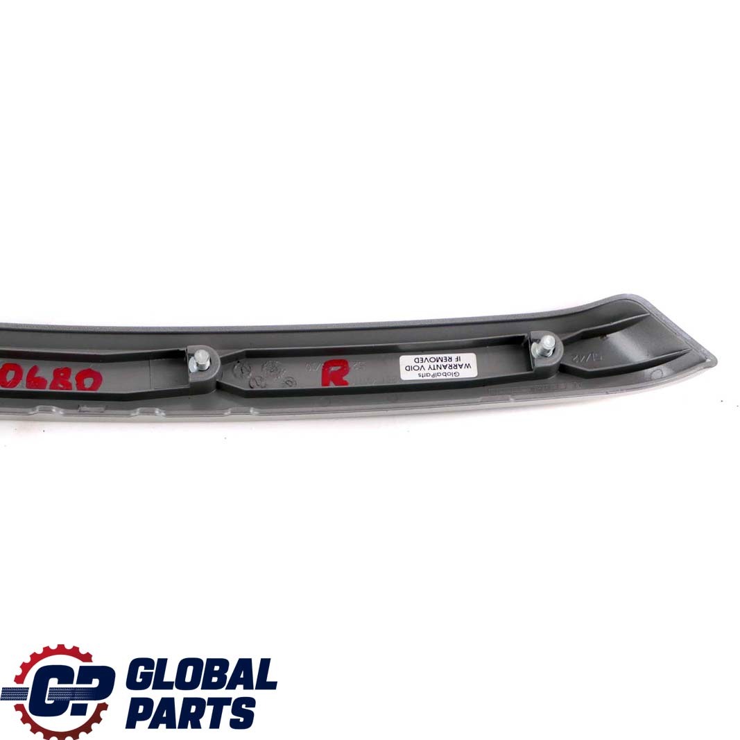 BMW 3 E90 E91 LCI Trim Door Rear Right O/S Strip Satin Silber Silver 7230680