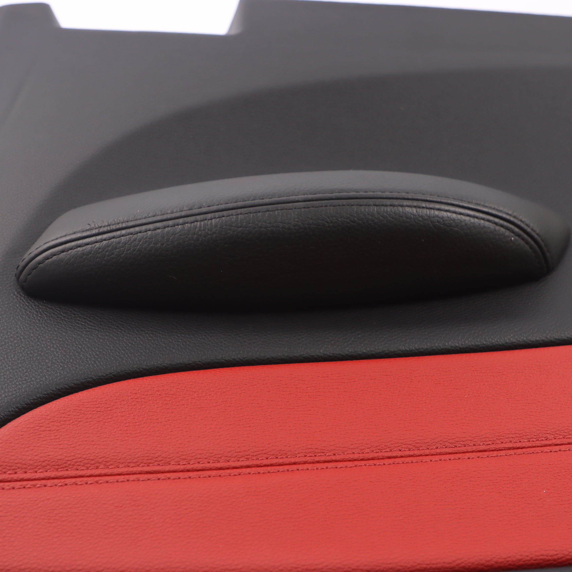 Lateral Trim Panel BMW E88 Rear Right O/S Covering Leather Boston Coral Red