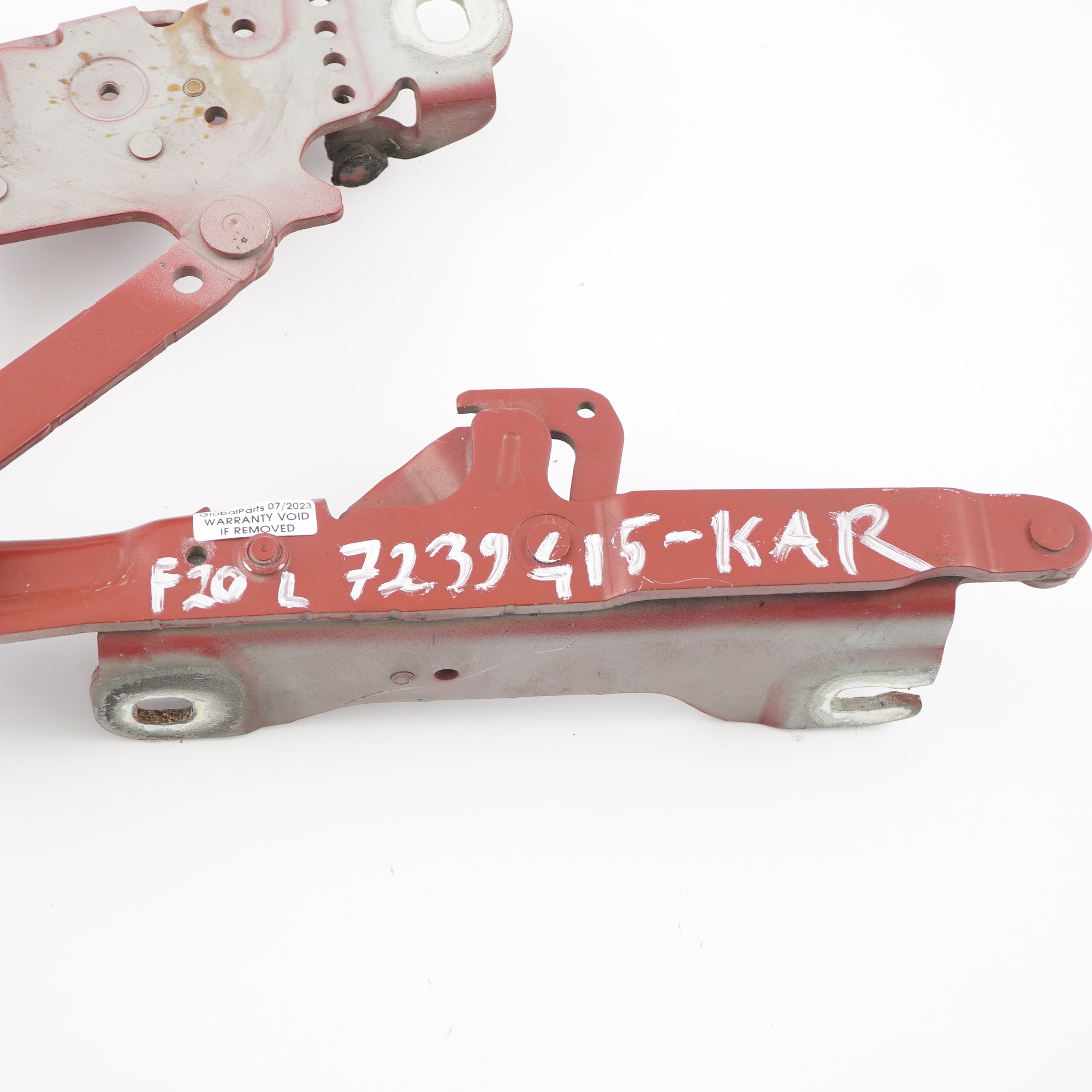 BMW F20 F30 F32 F80 Motorhaubenscharnier vorne links Karmesinrot - A61