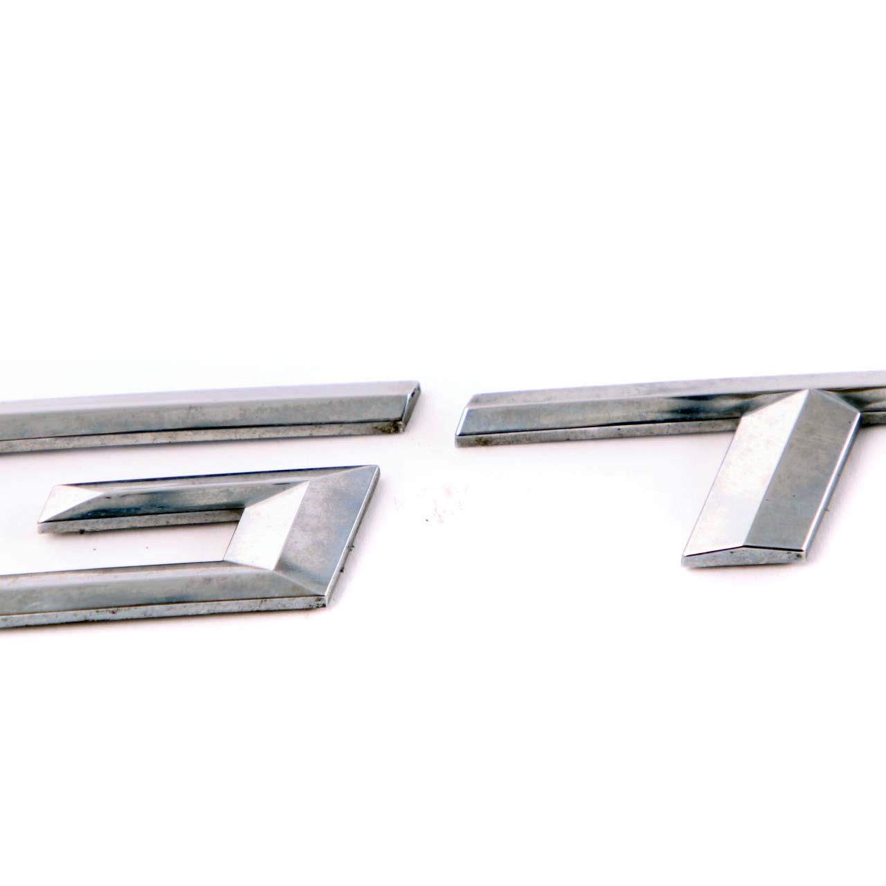 BMW F07 GT Hinten aufgeklebtes Kofferraumdeckel-Emblem Schriftzug GT 7239730