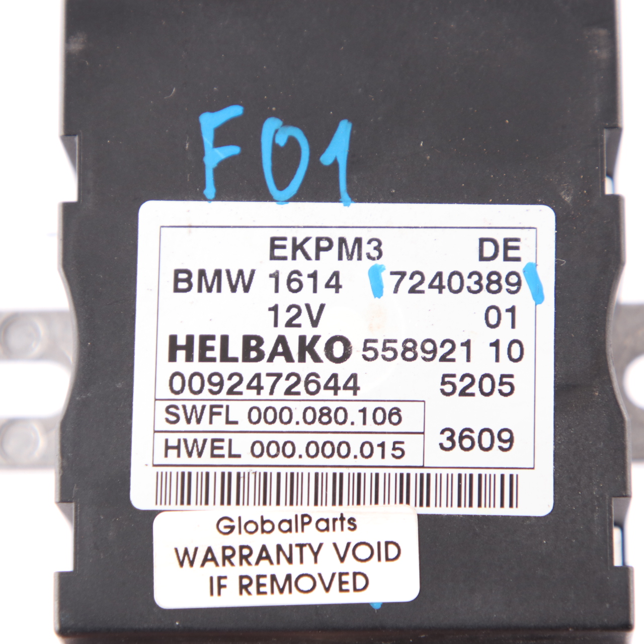 BMW F10 F11 Steuergerät Modul ECU für Kraftstoffpumpe 7240389