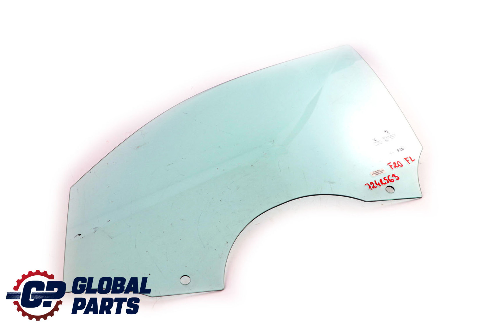 BMW 1 Series F20 Front Left Passenger Side Door N/S Window Glass Green AS2