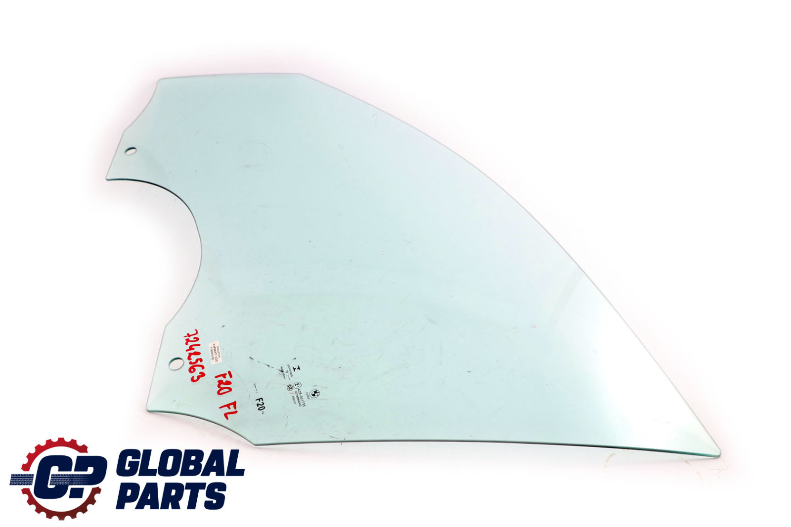 BMW 1 Series F20 Front Left Passenger Side Door N/S Window Glass Green AS2