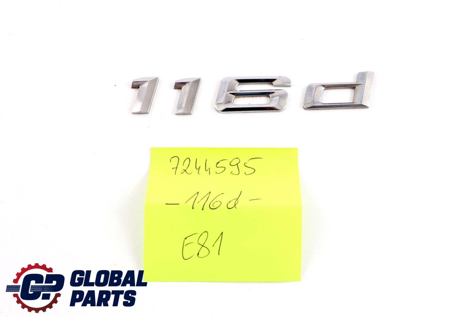 Genuine BMW 1 Series E81 E87 LCI F20 F21 LCI Emblem Adhered Rear 116d Diesel