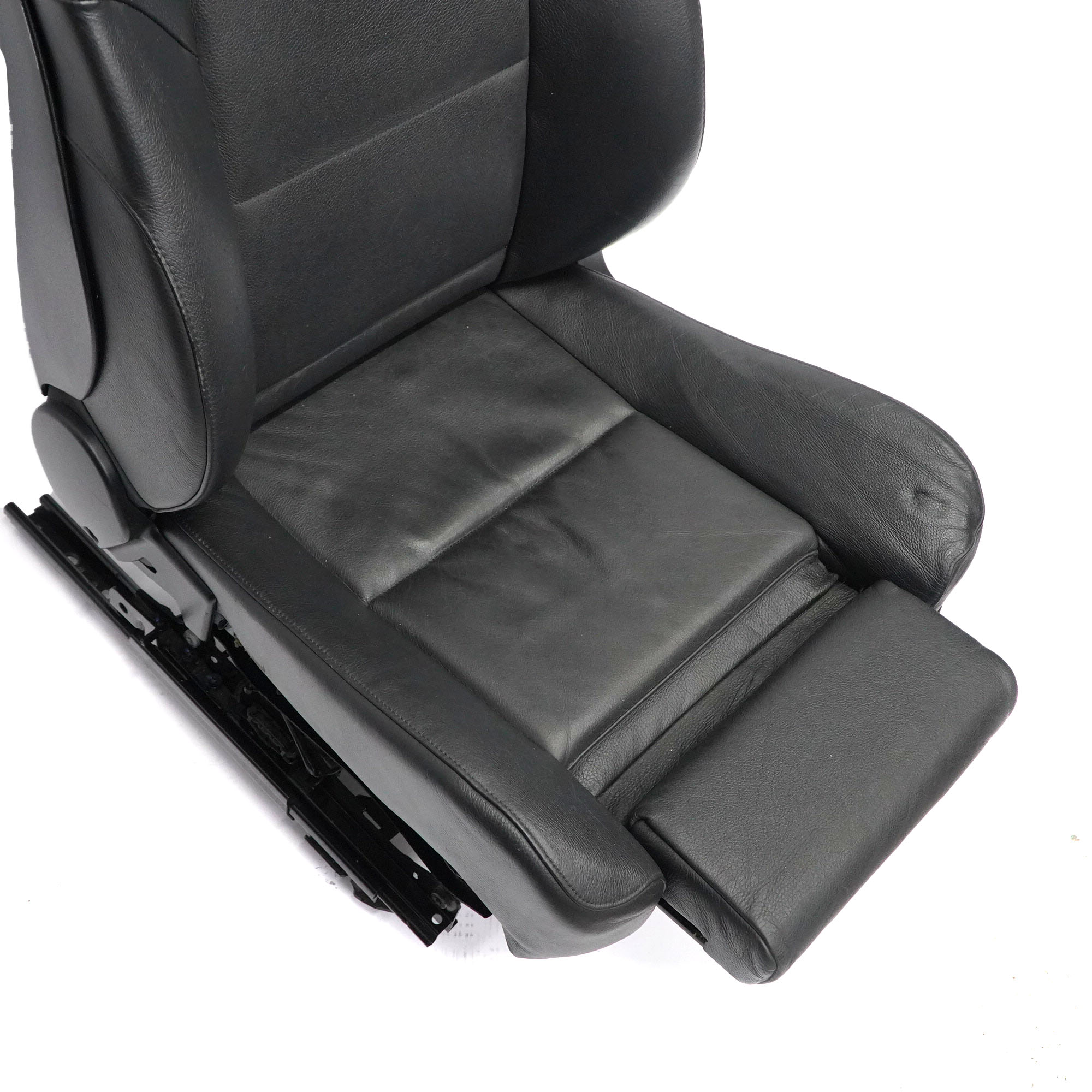 Vordersitz BMW E60 E61 M Sport Schwarz Leder Dakota Links Interieur