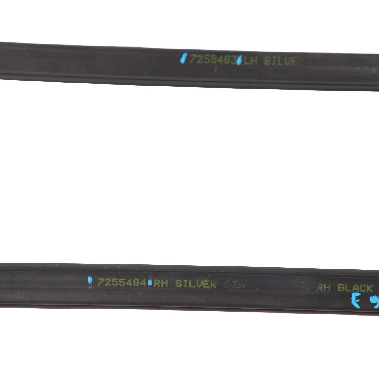 BMW 3 E91 LCI Touring Left Right N/O/S Aluminium Roof Railing Rail Rack Bar Set