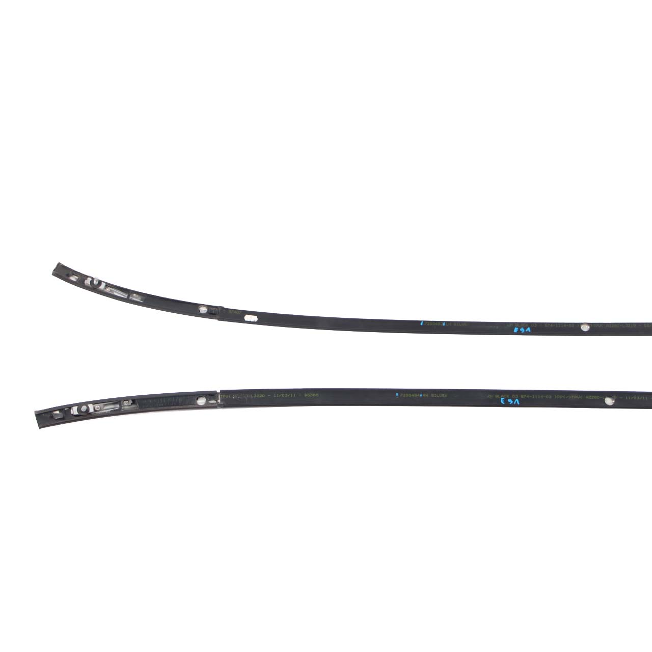 BMW 3 E91 LCI Touring Left Right N/O/S Aluminium Roof Railing Rail Rack Bar Set