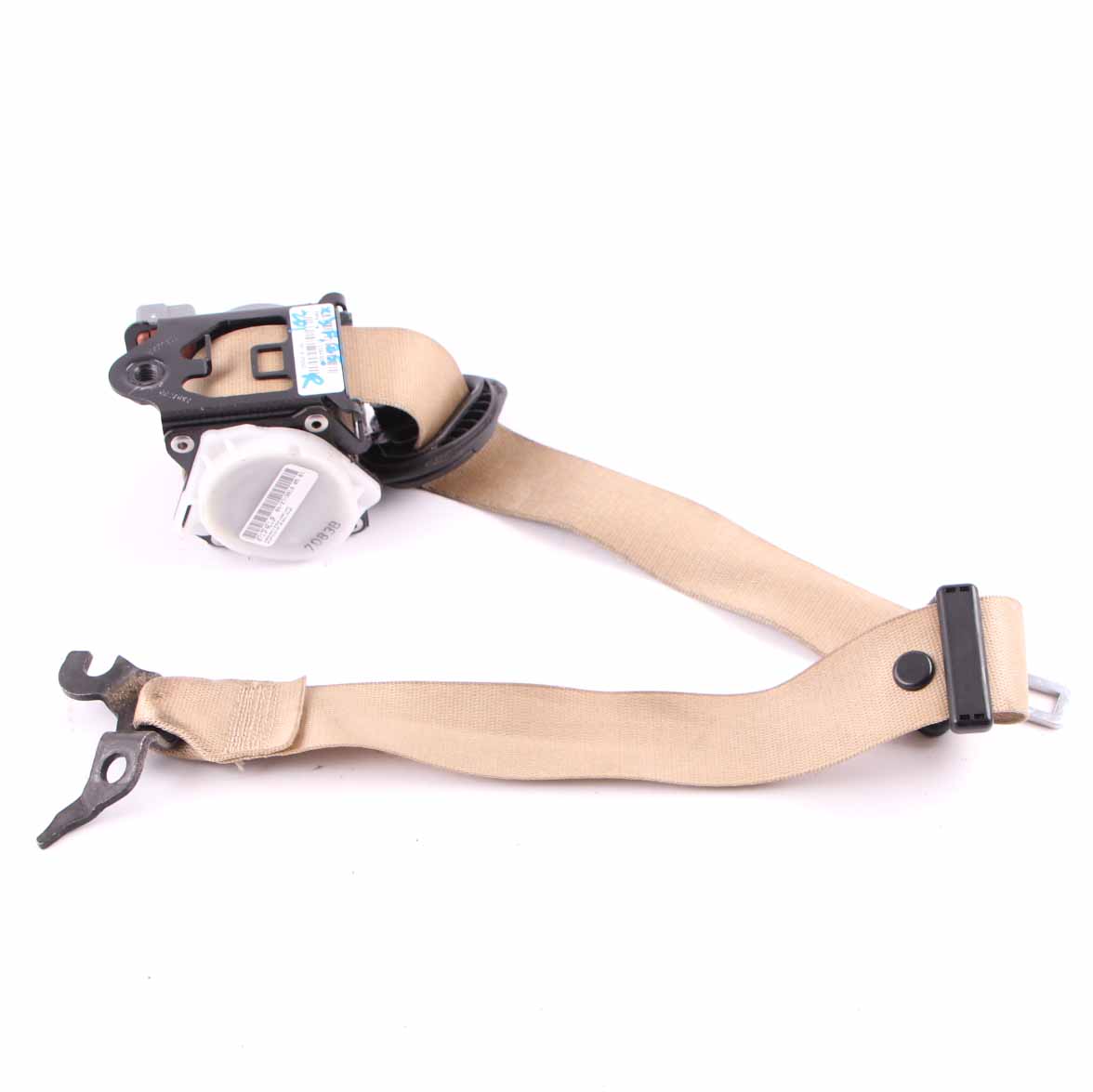 Seat Belt BMW X3 F25 X4 F26 Upper Seatbelt Front Right O/S Safety Beige 7258430