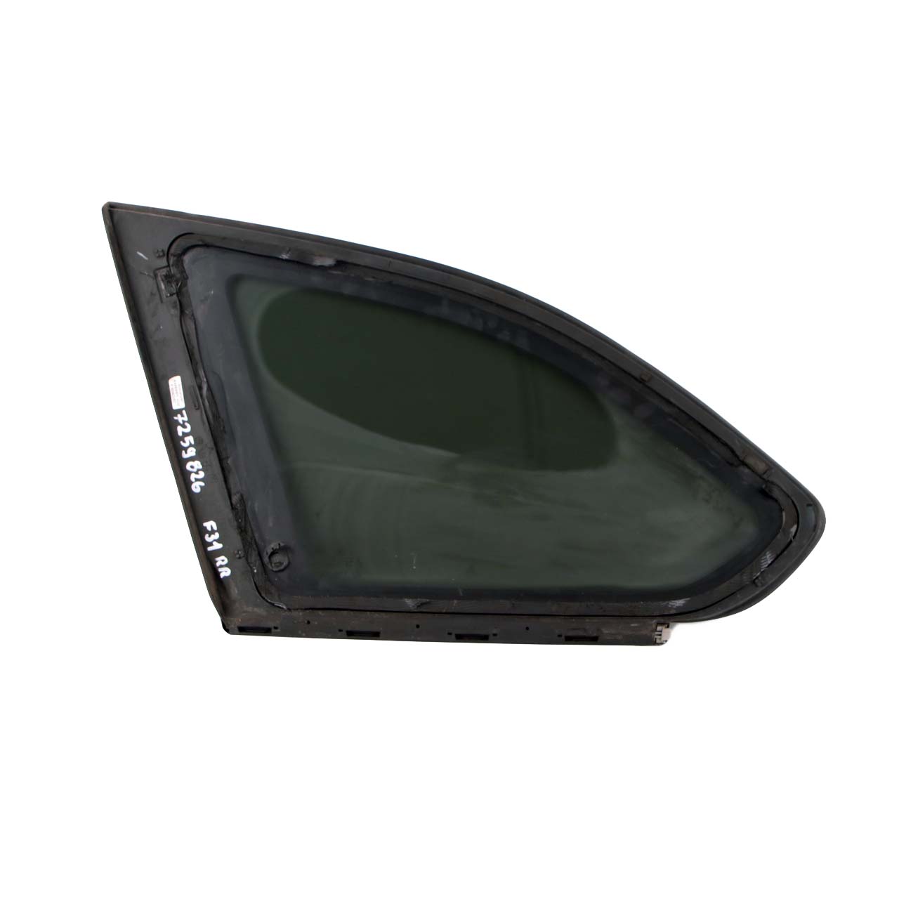 BMW 3 Series F31 LCI Touring Rear Right O/S Side Window Black AS3 Glass 7259714