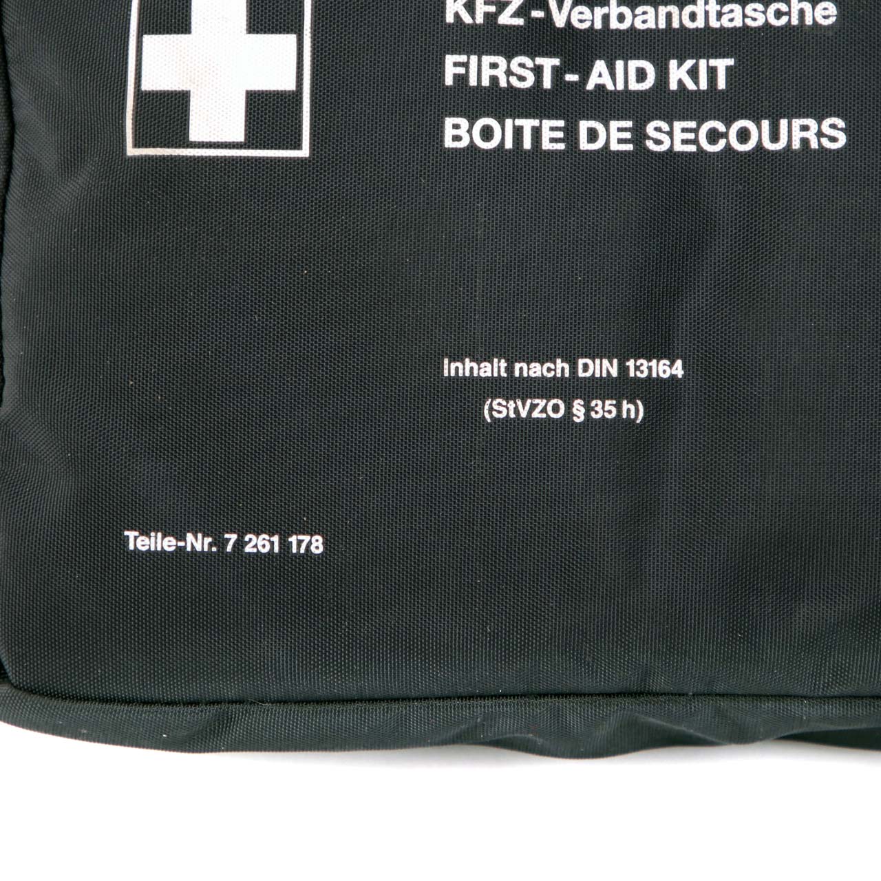 BMW Universal First Aid Emergency Medical Kit Pouch Black 7261178