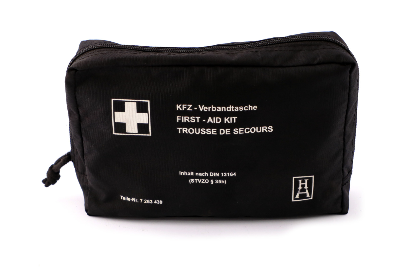 BMW Universal First Aid Emergency Medical Kit Pouch Black 7263439