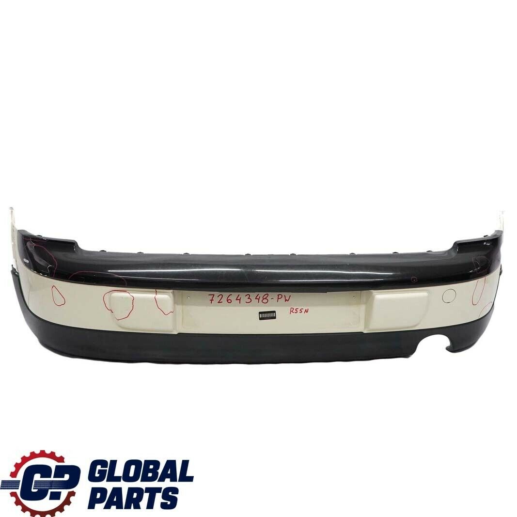 Mini Clubman R55 Complete Rear Bumper Trim Panel Pepper White - 850