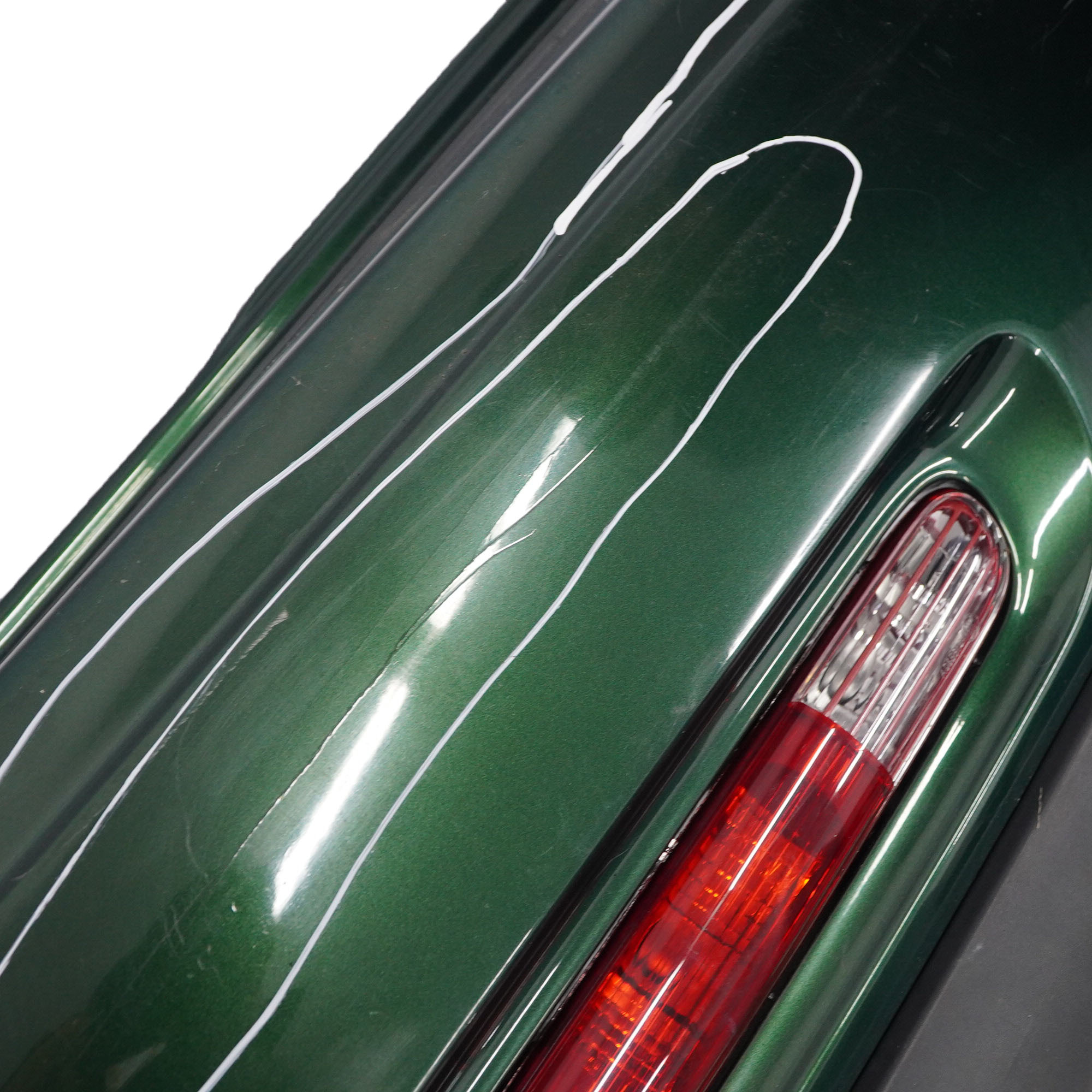 Mini R56 R57 LCI R58 R59 Stossfänger Hinten British Racing Green Gruen II - B22