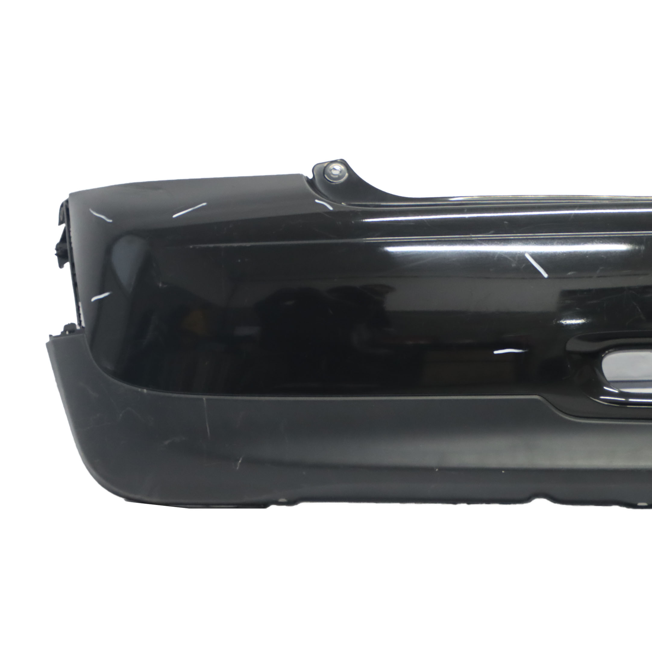 Mini R56 R57 LCI R58 Rear Bumper Trim Panel Midnight Black Metallic - A94