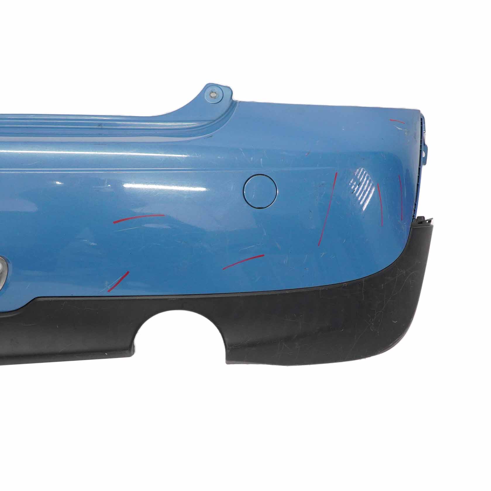 Mini R56 LCI Rear Bumper Trim Panel R57 LCI R58 Kite Blue Metallic - B48