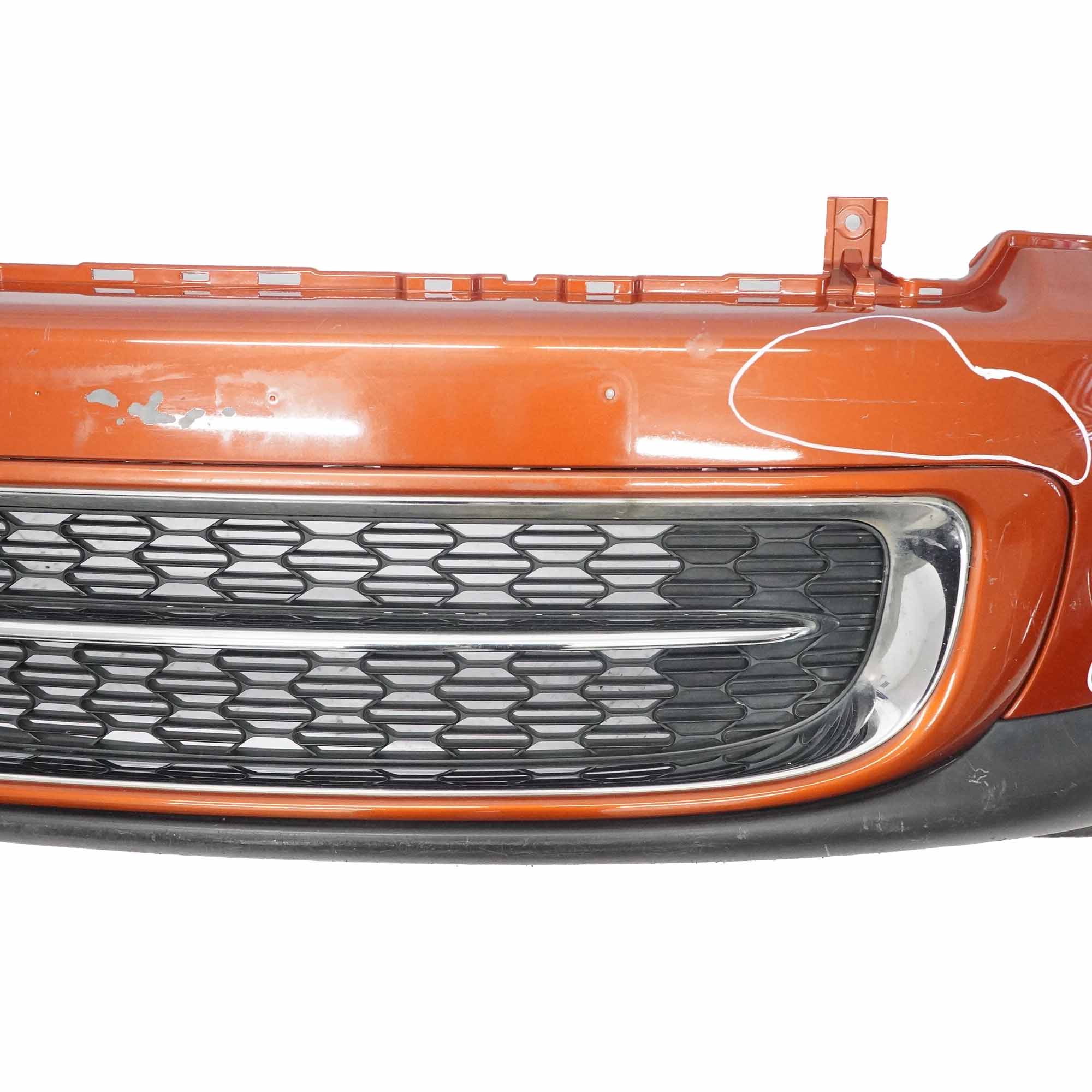 Front Bumper Mini R55 R56 LCI Complete Trim Panel Spice Orange Metallic - B23