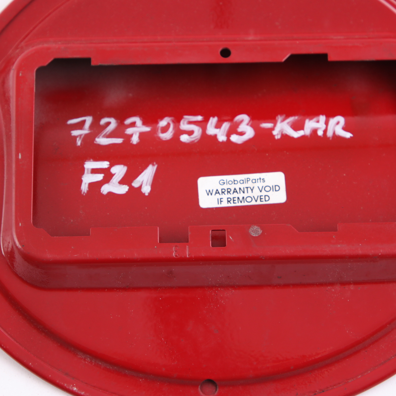 BMW F21 F21N LCI Einfüllklappe Tankdeckel Karmesinrot Rot A61