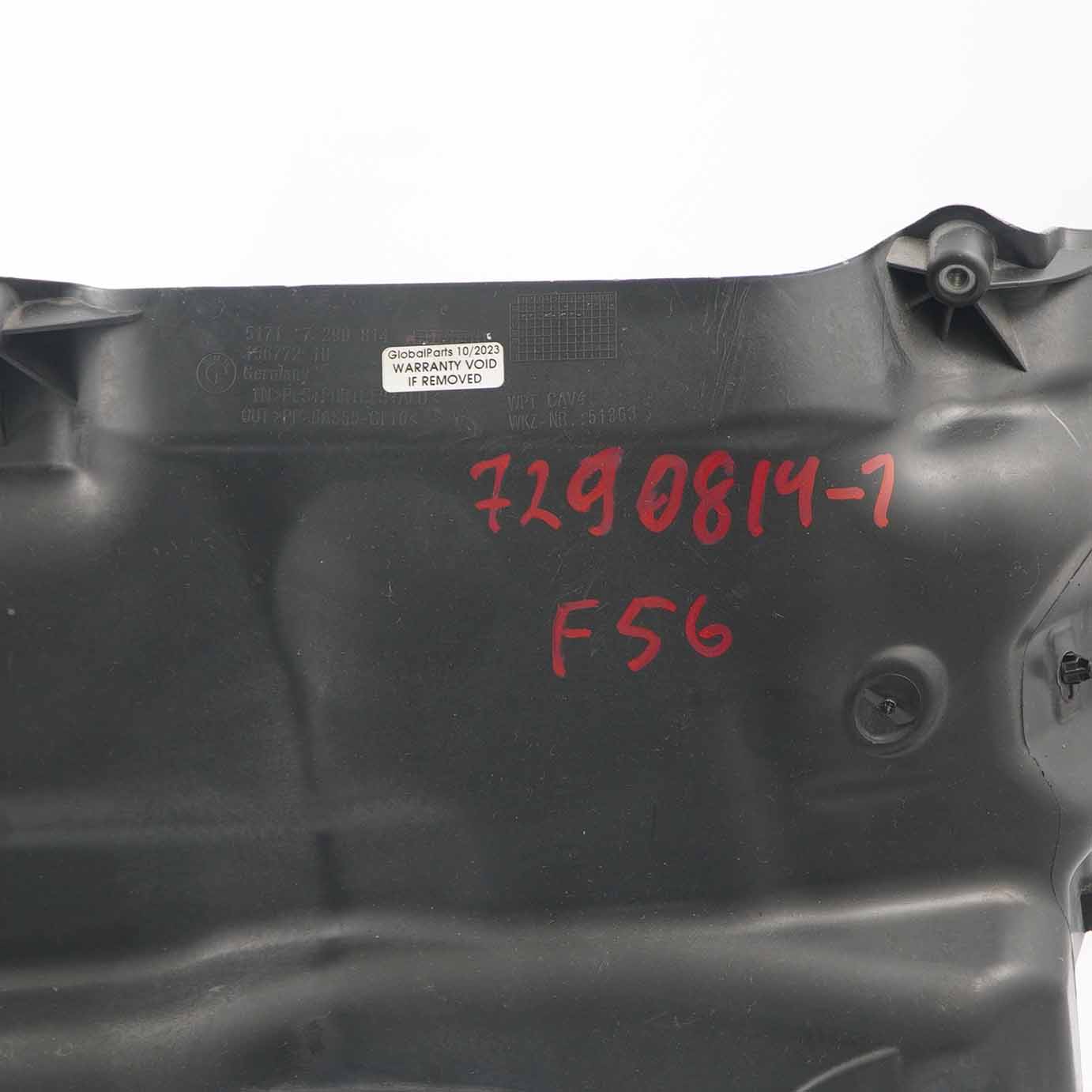 BMW F40 F45 Mini F55 F56 Bulkhead Lower Section Engine Bay Trim Plastic 7290814