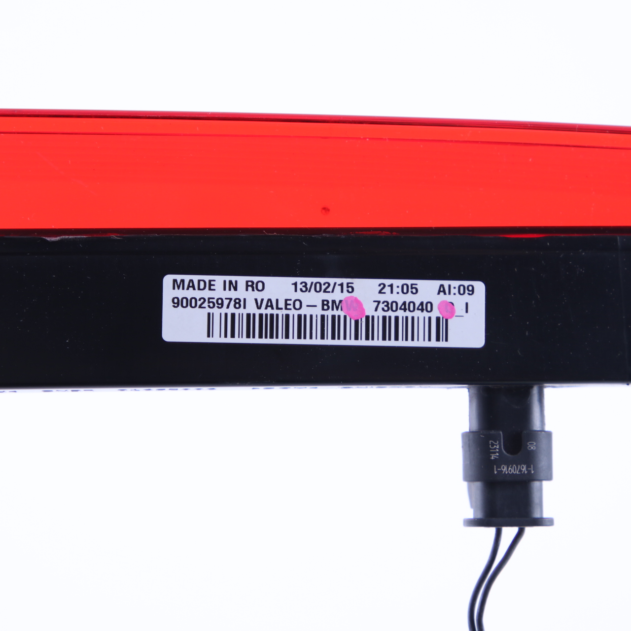 Third Stoplamp BMW i3 I01 Hybrid Electric Rear Stop Lamp Brake Light Red 7304040