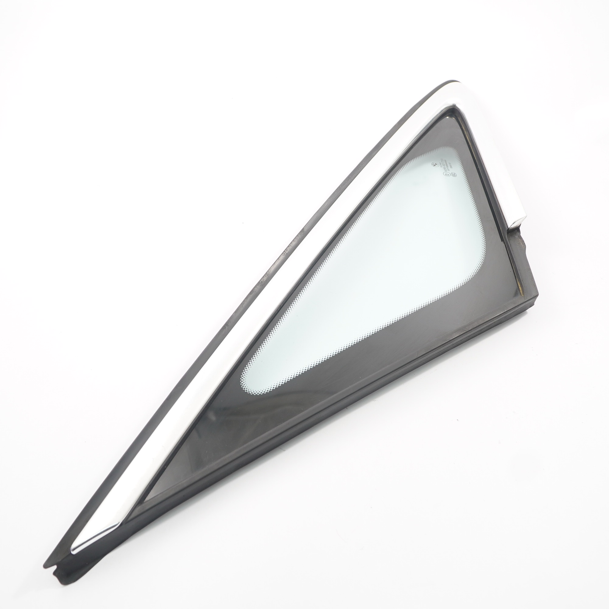 BMW F45 Quarter Window Front Right O/S Triangle Glass AS2 Glazing Chrome 7326156