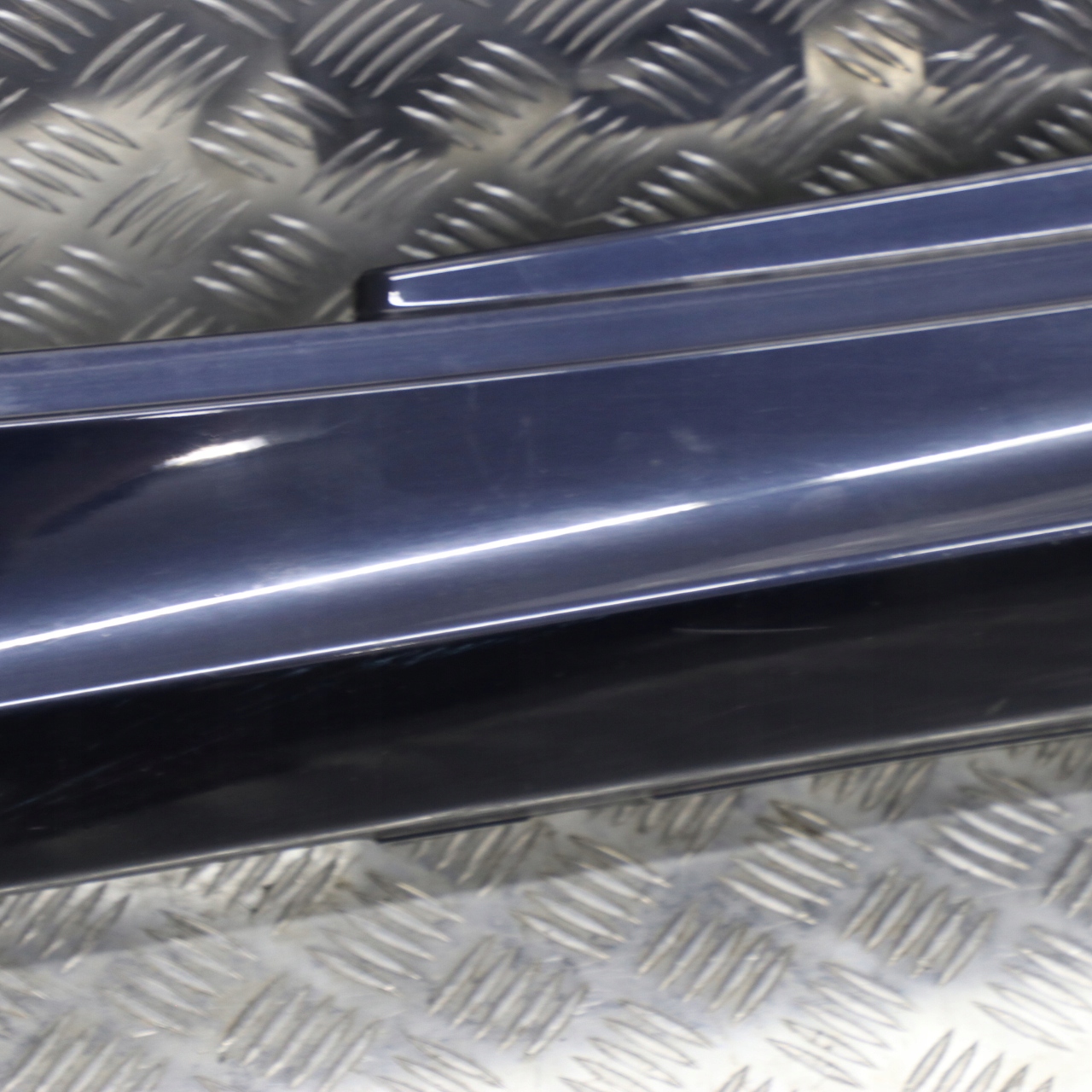 BMW 1 SERIES E81 E82 E88 Sill strip side skirt left N/S Monacoblau Blue A35