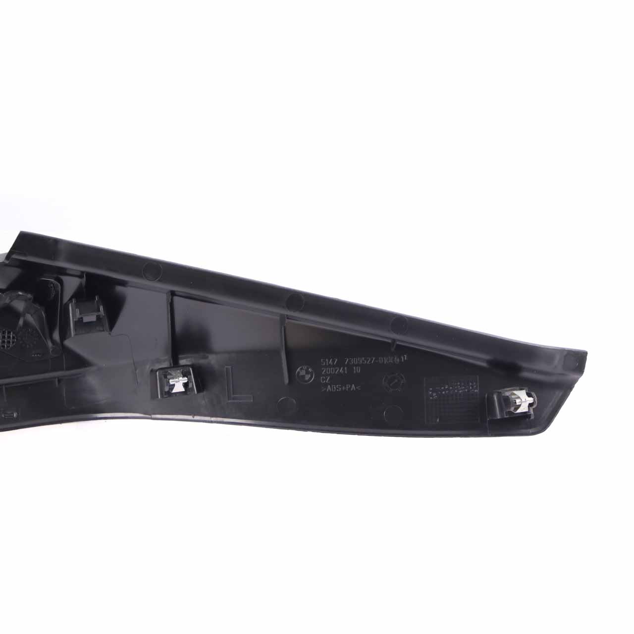 BMW F36 Railing Trim Panel Left N/S Window Parcel Shelf Mount Black 7337197